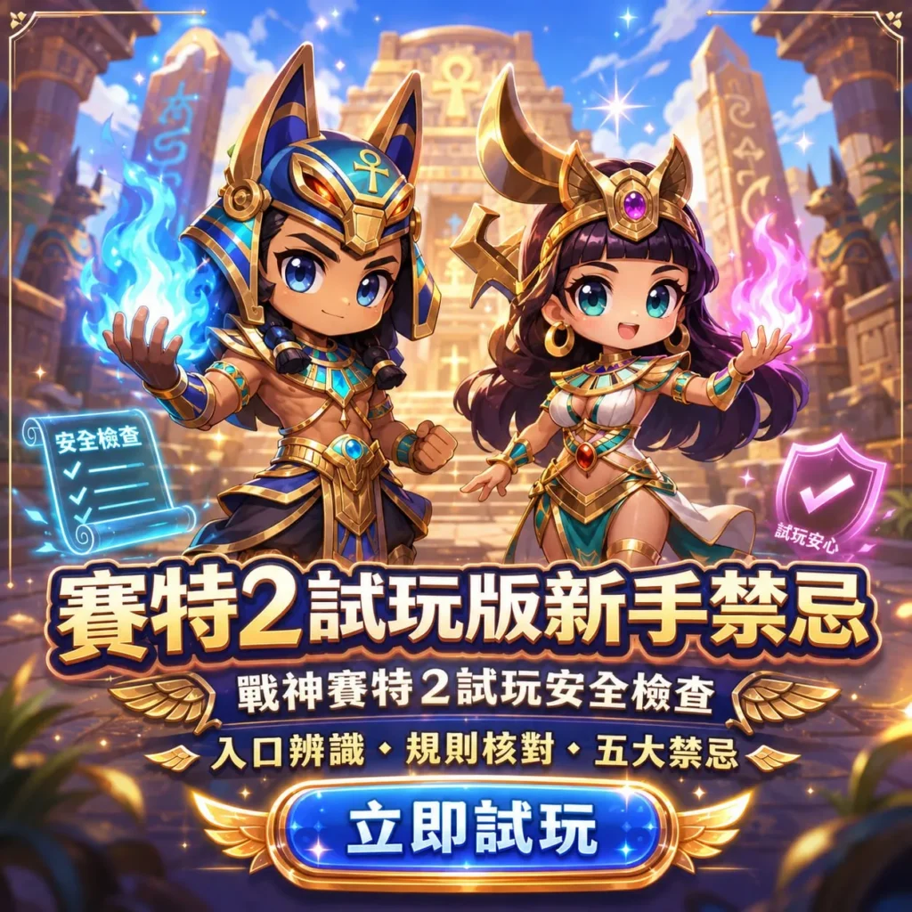 賽特2試玩版新手禁忌與戰神賽特2試玩安全檢查圖卡